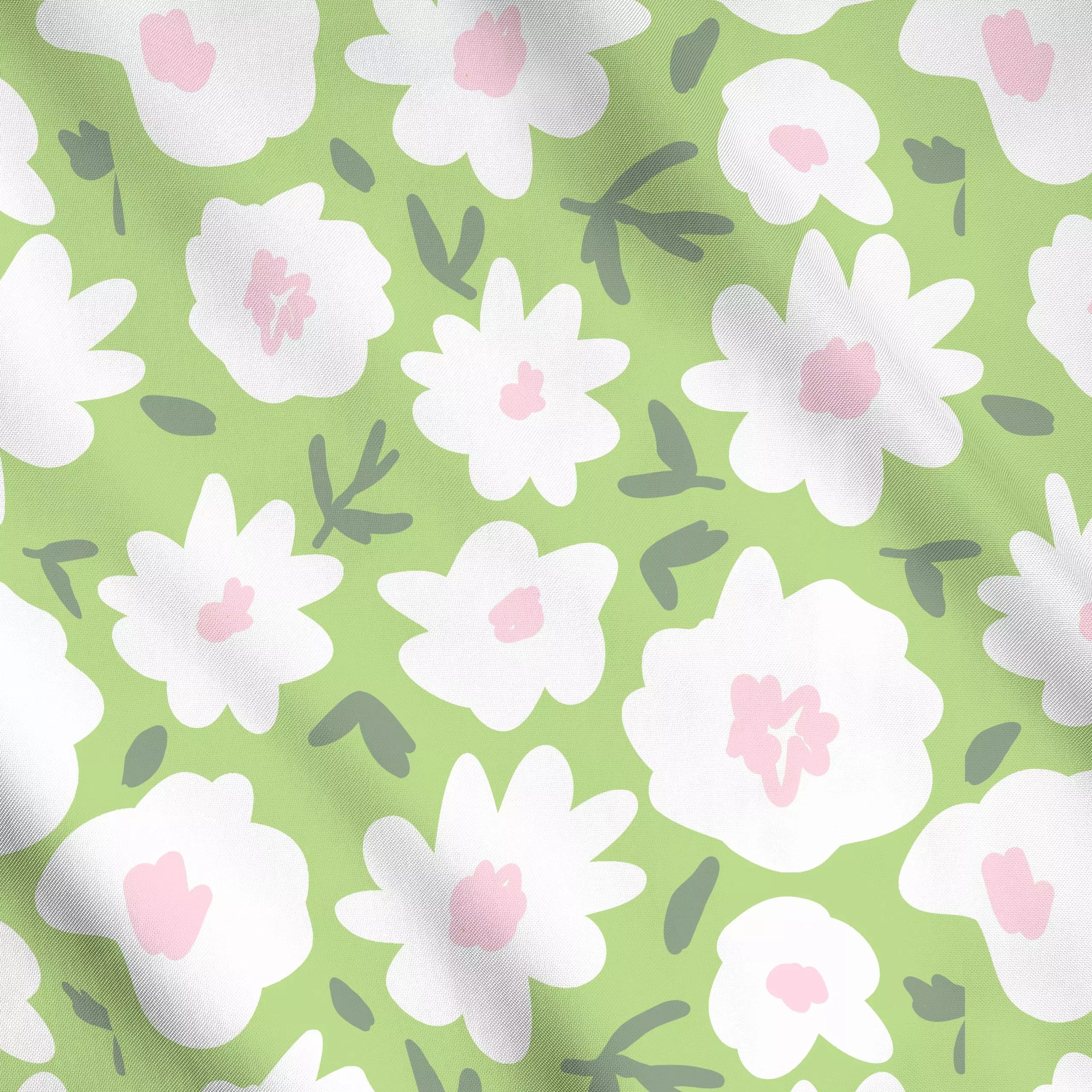 Meterware Blumen Wiese Frühling - Blumen & Florales, Frühling, Pflanzen & Botanik - von „Uta Naumann"; Muster, abstrakt, Blu...