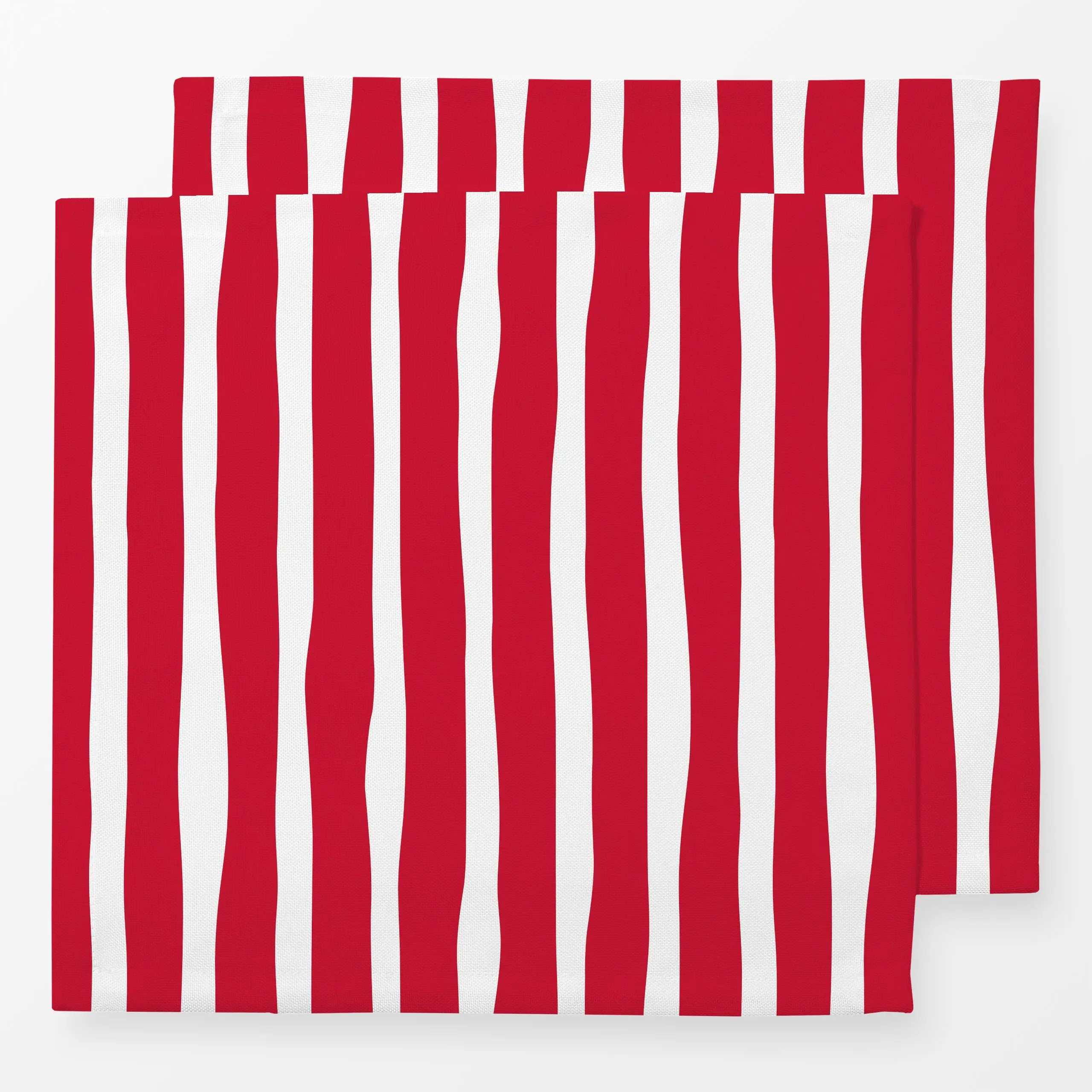 Servietten Streifen rot-weiss - Kinderzimmer & Motive für Kinder, Symbole & Muster - von „moDeern Design Studio"; Kinder, Ki...