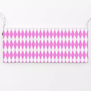 Bankauflage Diamond Pattern pink