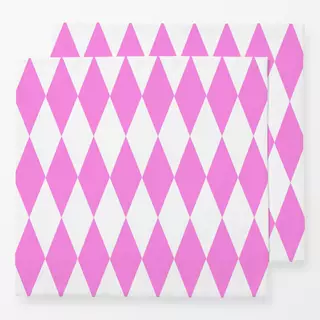 Servietten Diamond Pattern pink