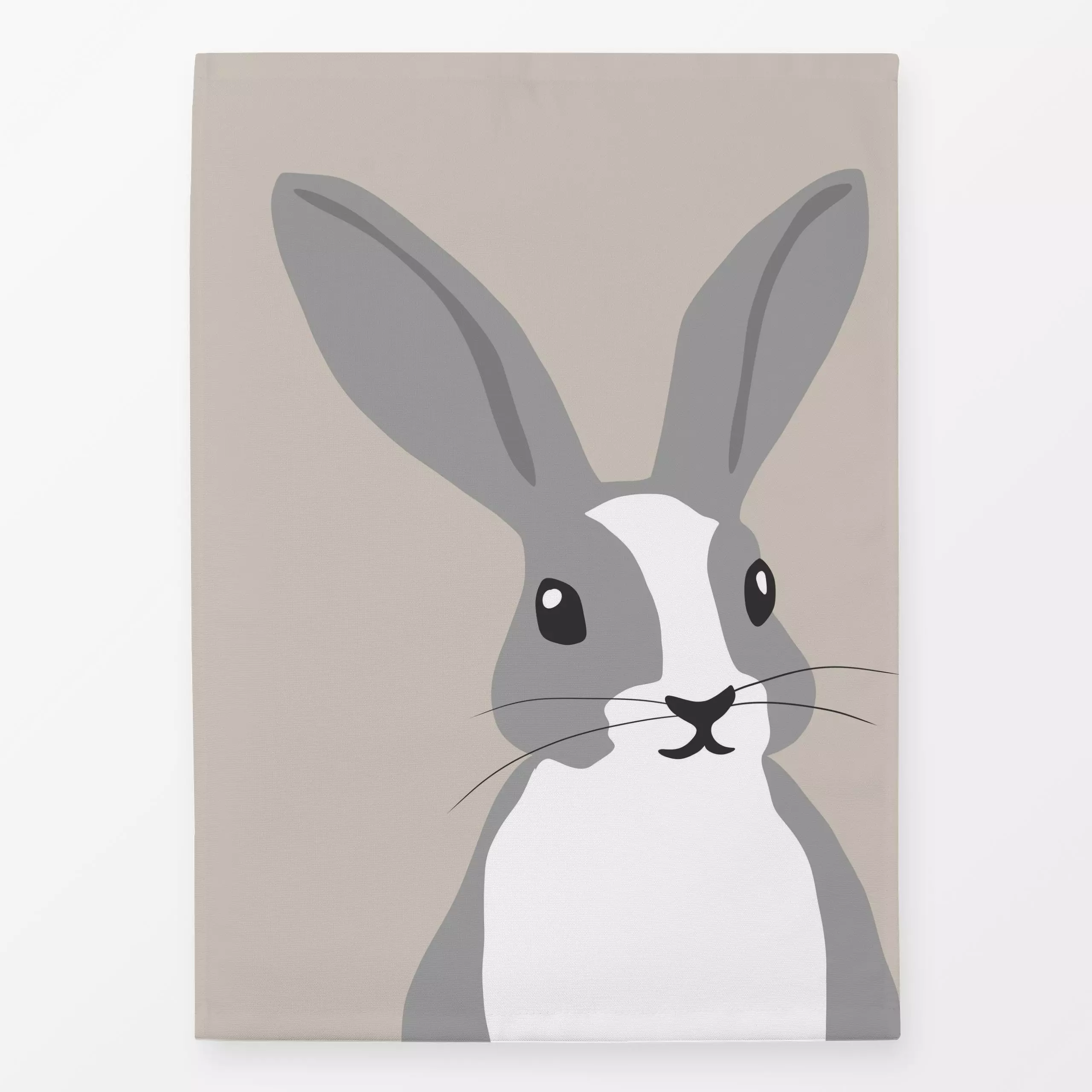 Geschirrtücher Osterhase Kaninchen beige - Frühling, Tiere, Anlässe, Ostern - von „Studio Kesse"