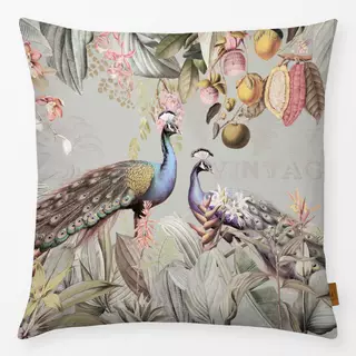 Kissen Pfauen im exotischen Dschungel