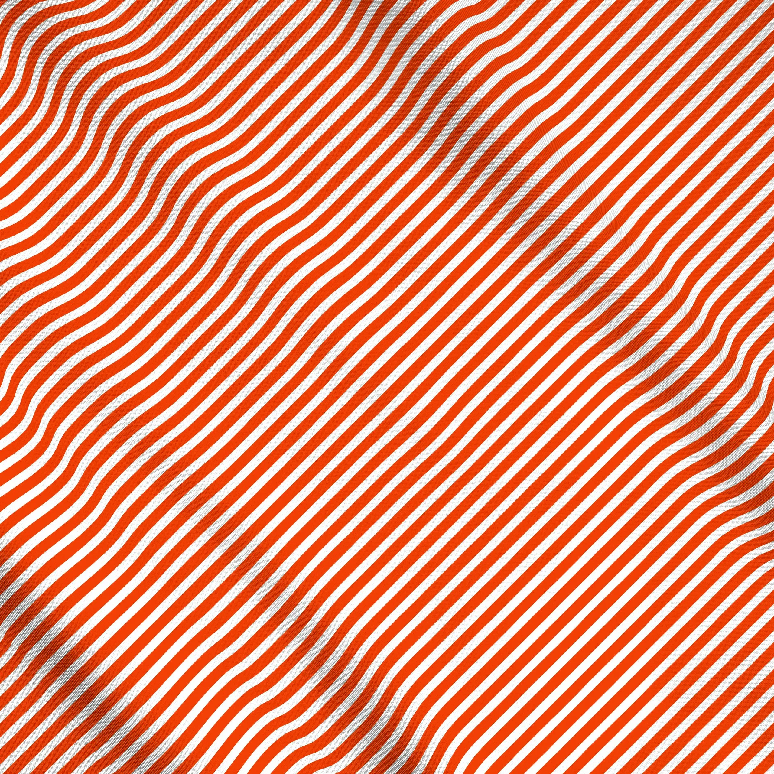 Meterware Diagonale Streifen Rot, gemustert, von Sophie Augustin Illustration