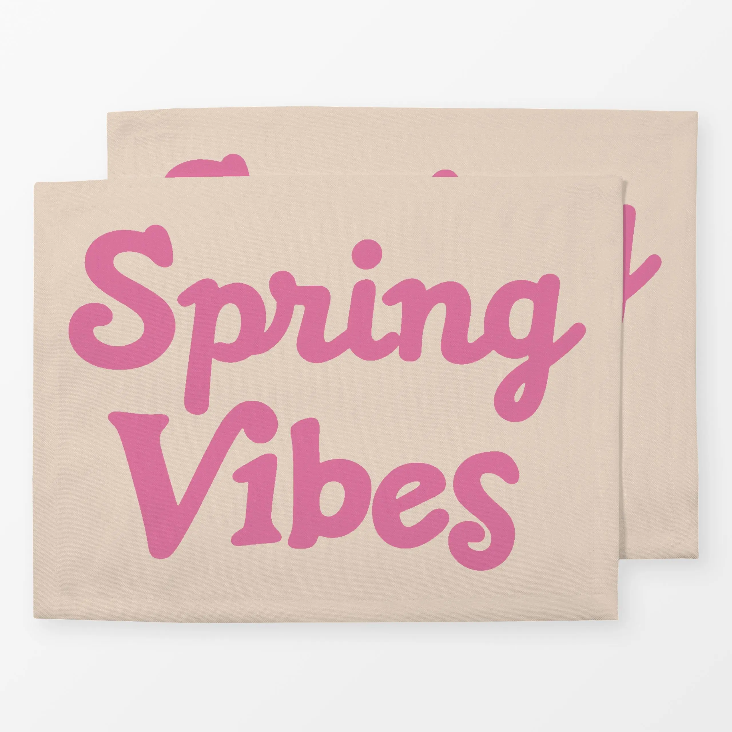 Tischset Spring vibes, Spruch, Ostern, von Studio Kesse