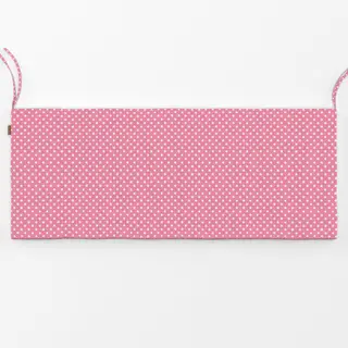 Bankauflage Punkte Polkadot Beige Pink