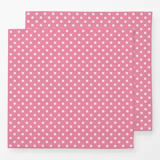 Servietten Punkte Polkadot Beige Pink