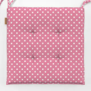 Sitzkissen Punkte Polkadot Beige Pink