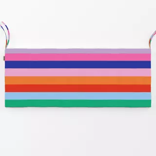 Bankauflage Regenbogen Streifen