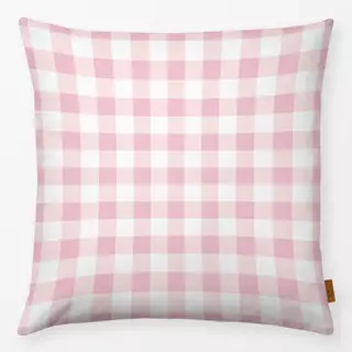 Kissen Vichy Gingham Karo rosa