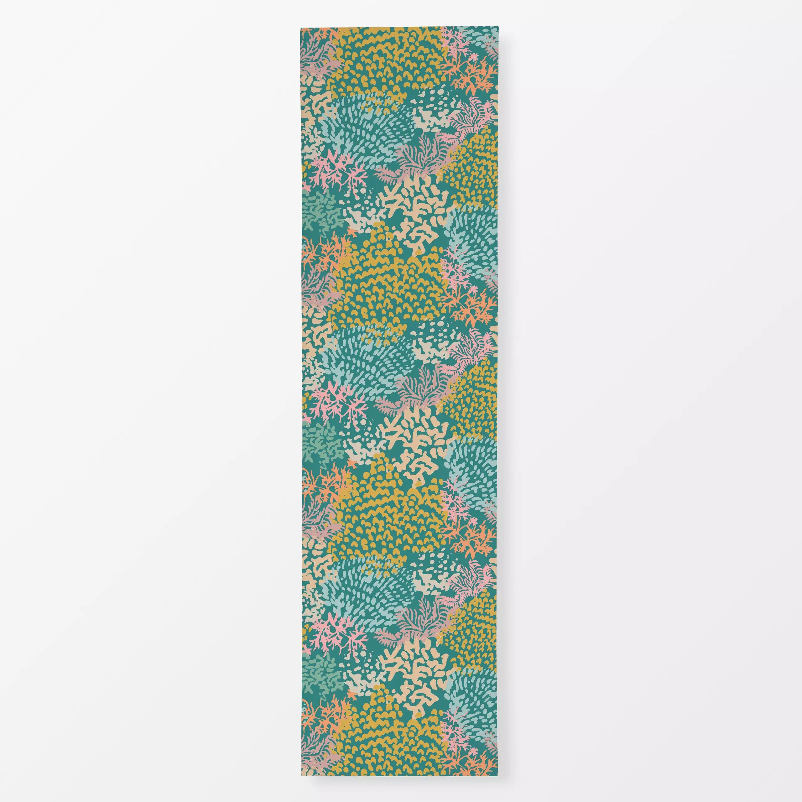 Tischläufer Coral Reef - Natur & Landschaft, Sommer, Symbole & Muster - von „Patries Elisabeth"; rosa, Meer, Meerestiere, Un...