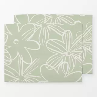 Tischset Spring Flower Green