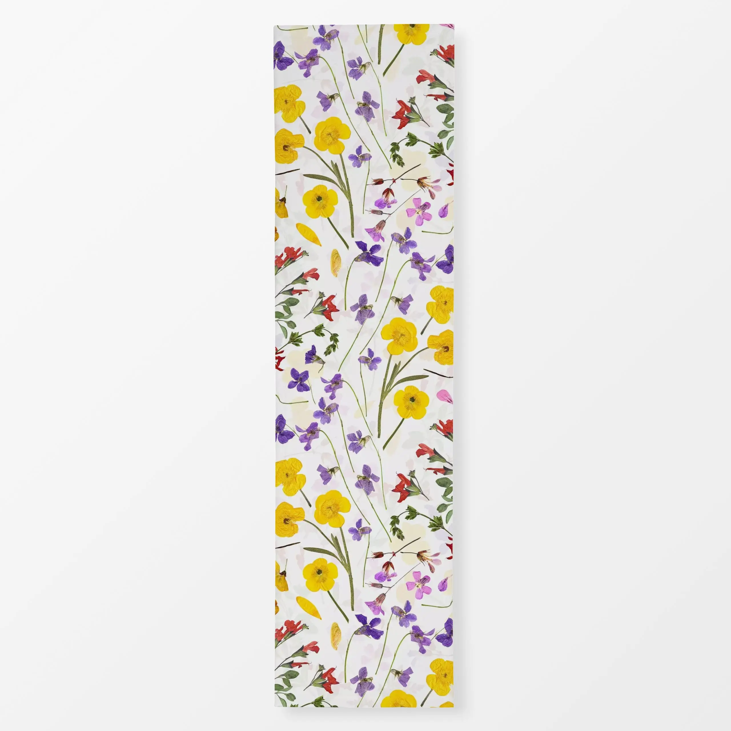 Tischläufer Mittsommer Blumen Wiese - Blumen & Florales, Sommer - von „Uta Naumann"; boho, Muster, Trockenblumen, skandinavi...