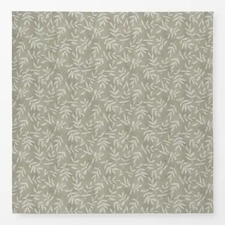 Tischdecke Leaf Pattern Olive Beige
