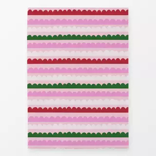 Geschirrtücher Wintermuster auf pink