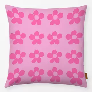 Kissen Cutout Blumen rosa