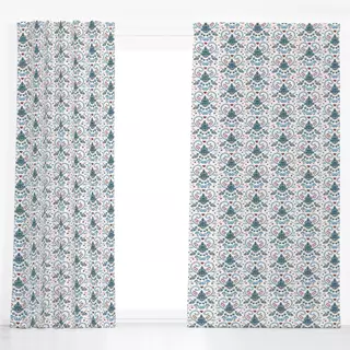 Dekovorhang Whimsy Folk Christmas I