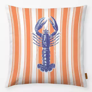 Kissen Coastal Stripes and Lobster II