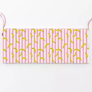 Bankauflage Banana Stripes Pink