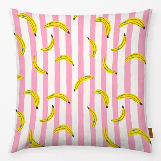 Kissen Banana Stripes Pink