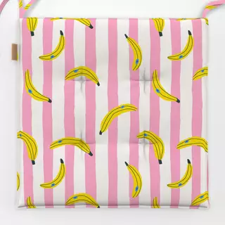 Sitzkissen Banana Stripes Pink