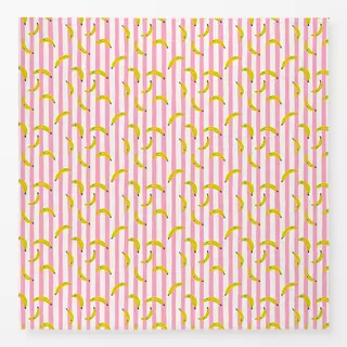 Tischdecke Banana Stripes Pink