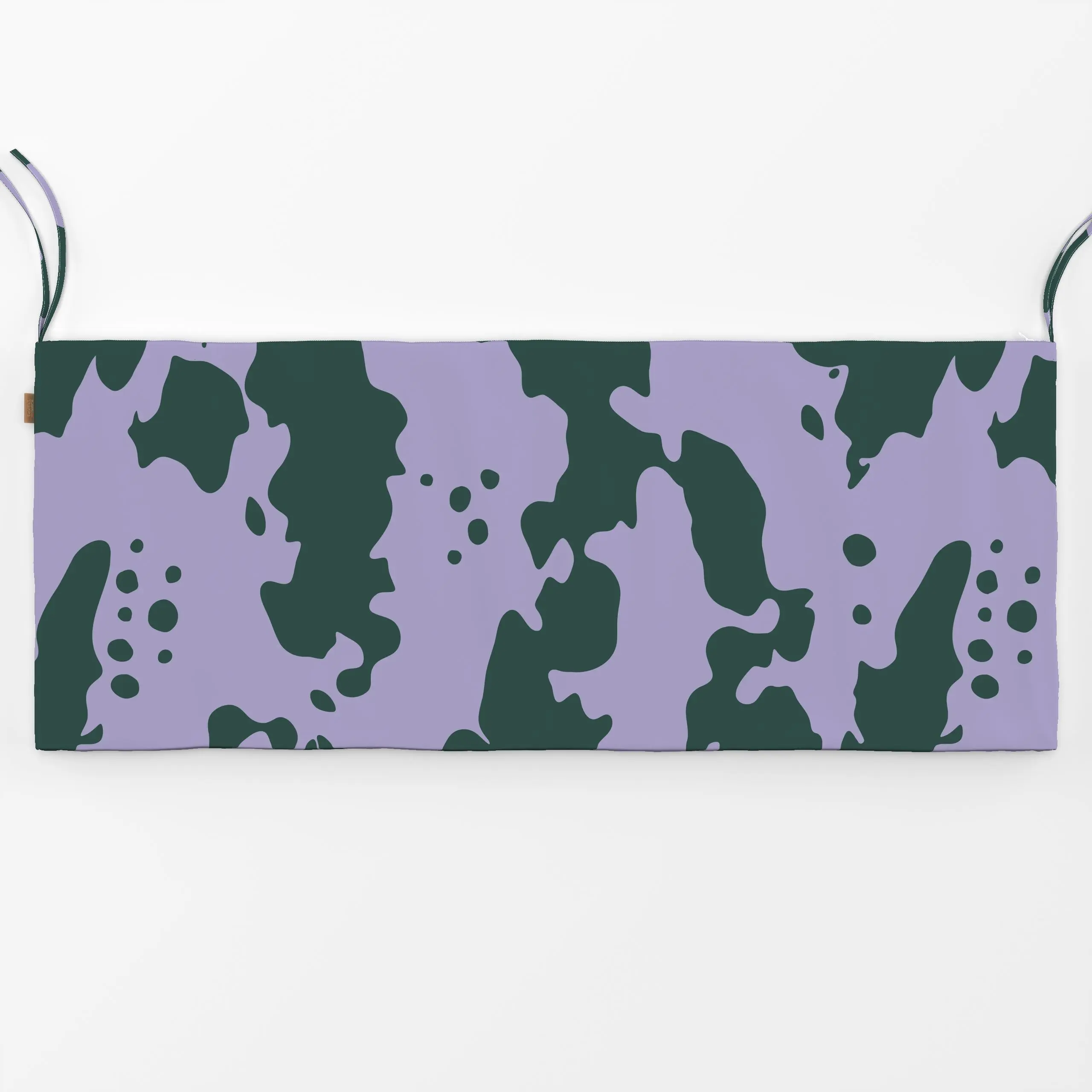 Bankauflage Organic Shapes | lila - Symbole & Muster - von „moDeern Design Studio"; Punkte, modern, formen, organisch, lila,...