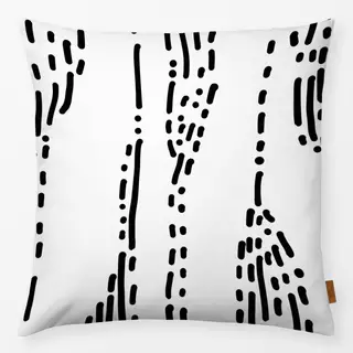 Kissen Punkte und Linien