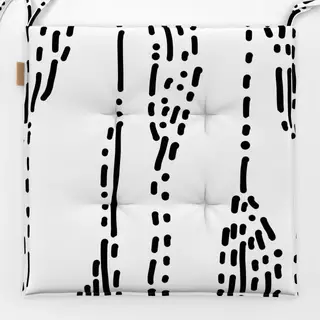 Sitzkissen Punkte und Linien