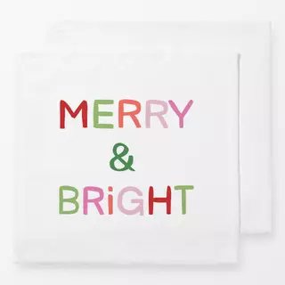 Servietten Merry and Bright