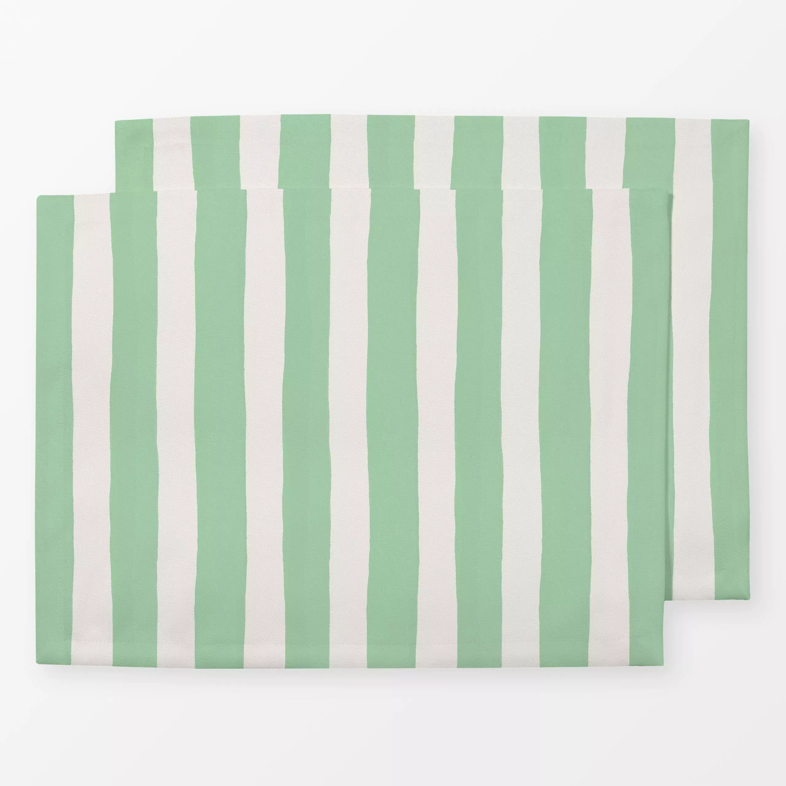 Tischset Streifen Grün - Symbole & Muster - von „Studio Kesse"; linie, Linien, Streifen, Ostern, grun, Streifenmuster, studi...
