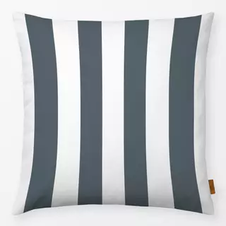 Kissen Vertikale Block Steifen grau