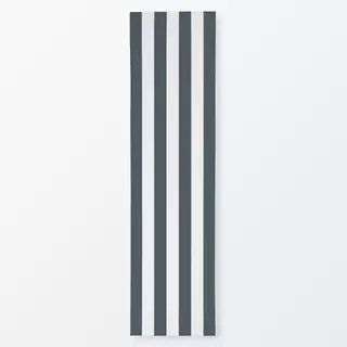 Tischläufer Vertikale Block Steifen grau