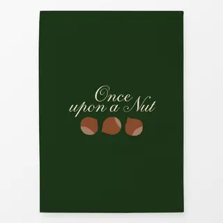 Geschirrtuch Once upon a Nut grün