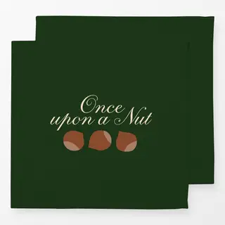 Servietten Once upon a Nut grün