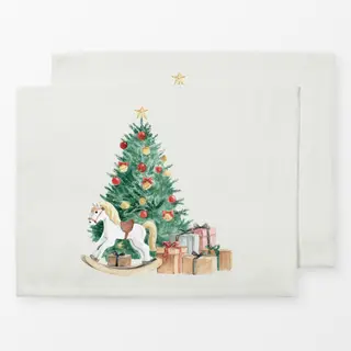 Tischset Weihnachtsbaum Geschenke