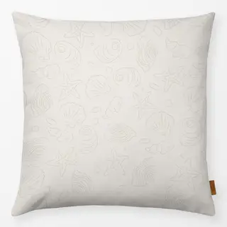 Kissen Seashell Pattern Beige