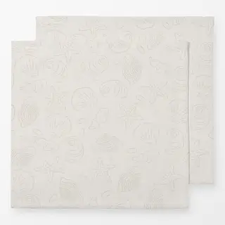 Servietten Seashell Pattern Beige