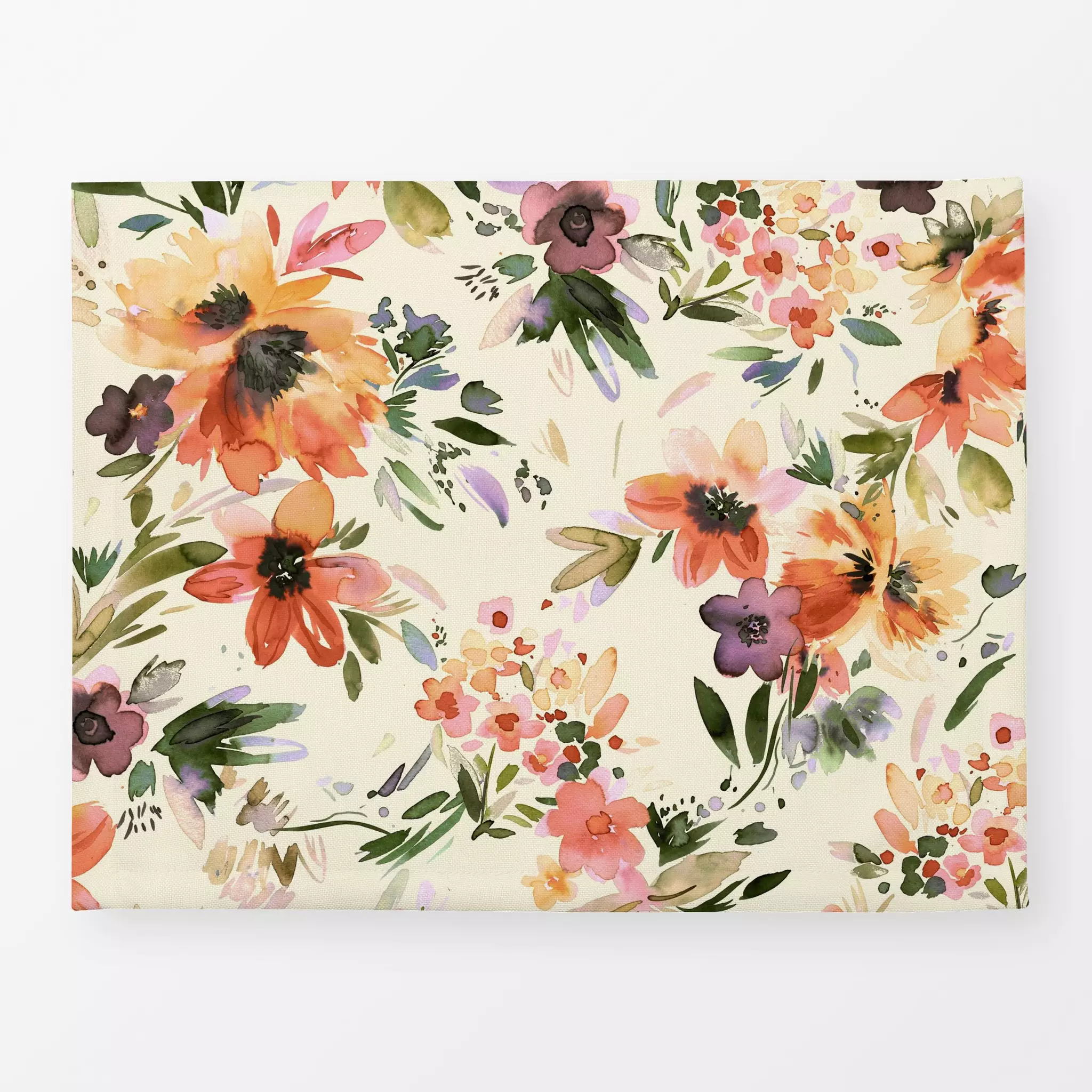 Tischset Tropical Spring Flowers Sage Tropical Spring Flowers Sage