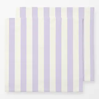 Servietten Streifen Lila Flieder Creme