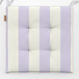 Sitzkissen Streifen Lila Flieder Creme