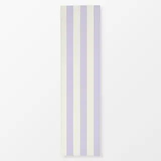 Tischläufer Streifen Lila Flieder Creme