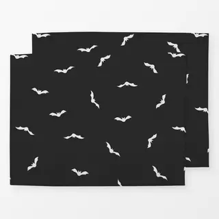 Tischset Fledermaustanz dunkel