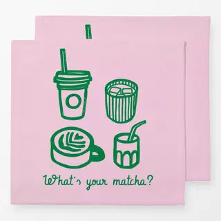 Servietten What's Your Matcha
