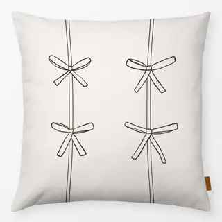 Kissen Schleifen schwarz