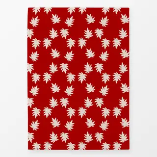 Geschirrtücher kleine rote Blätter