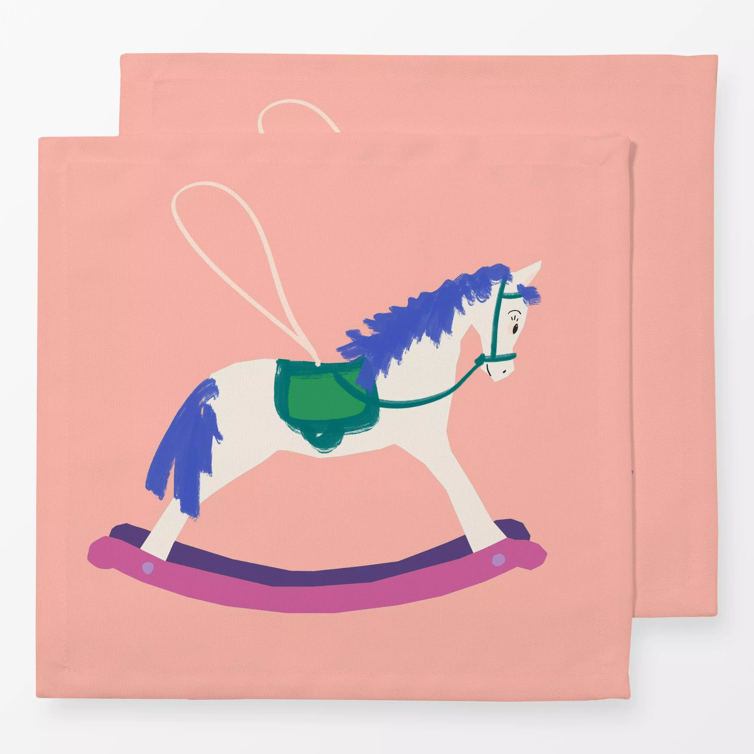 Servietten Schaukelpferd - Kinderzimmer & Motive für Kinder, Weihnachten - von „Julia Schumacher“; Merry Christmas, Weihnach...