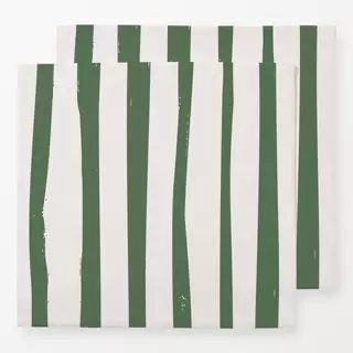 Servietten Stripes Orla green