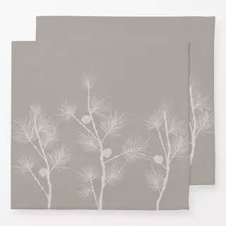Servietten Mørk Beige Lærkegren