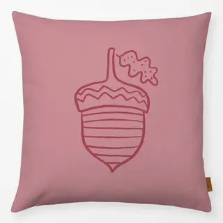 Kissen EICHEL HERBST Rosa