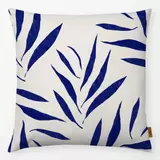 Kissen Rhododendron blau von Jana Driver - textilwerk.com - Der Onlineshop  fr Heimtextilien aus Europa